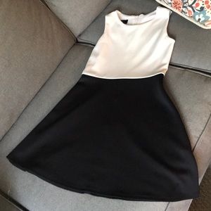 Girls size 12 black and white dress